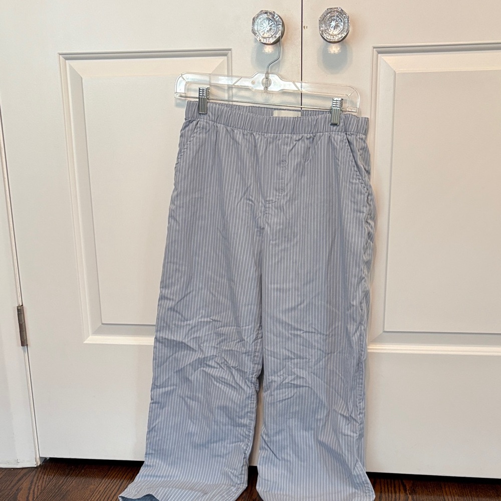 Abercrombie Kids Blue Lined Striped Pants